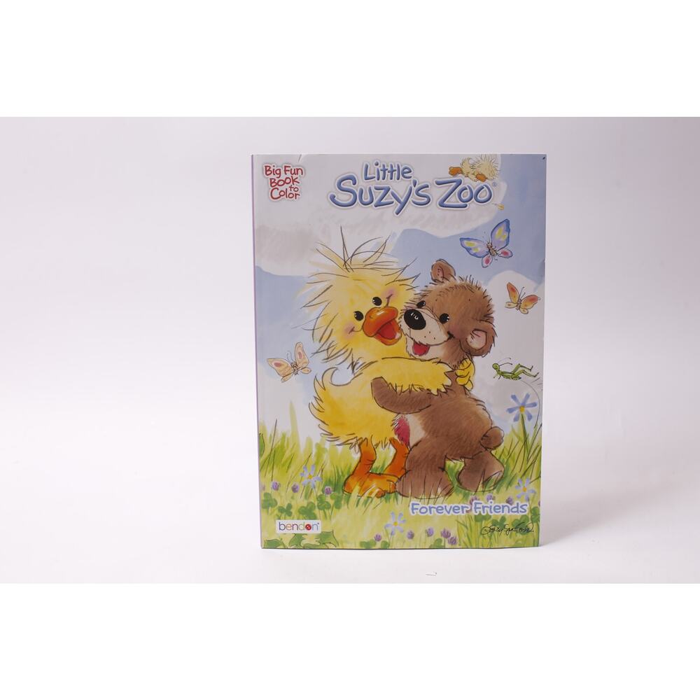 Little Suzy's Zoo Forever Friends Coloring Book Bendon Uncolored ~ 260205-WH 949
